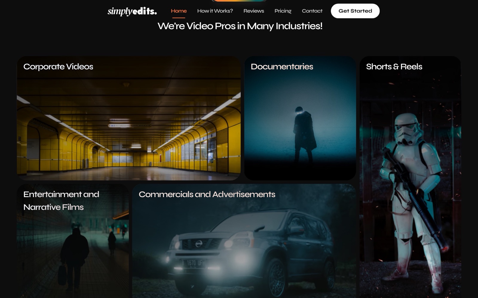 Industries section